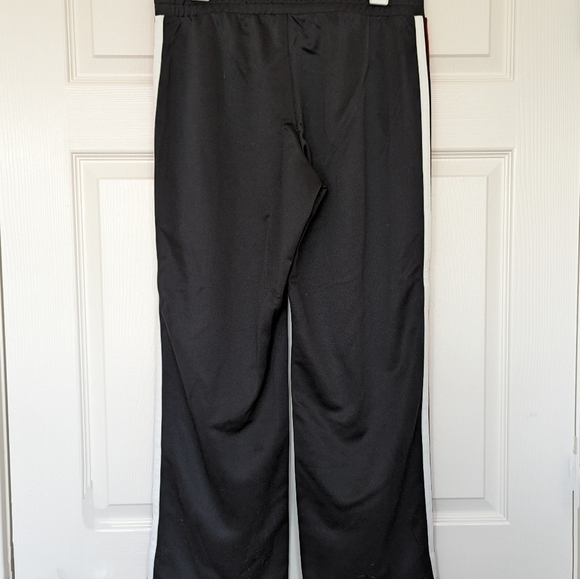 Wild Fable Women's Hi Rise Track Pants. Black with red and white Stripes  Medium - Picture 8 of 10
